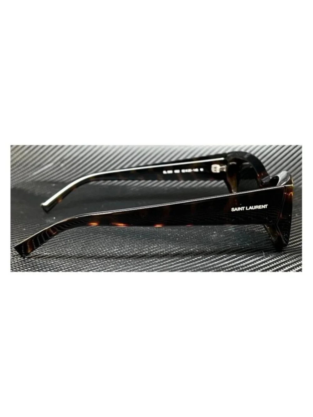 New Saint Laurent Women Brown Havana Sunglasses 52-20-145